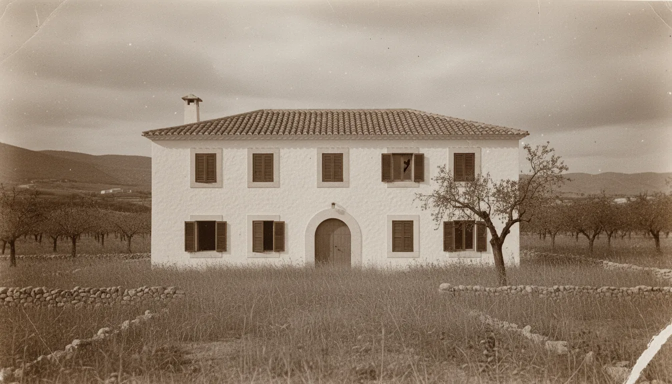 La finca en 1938