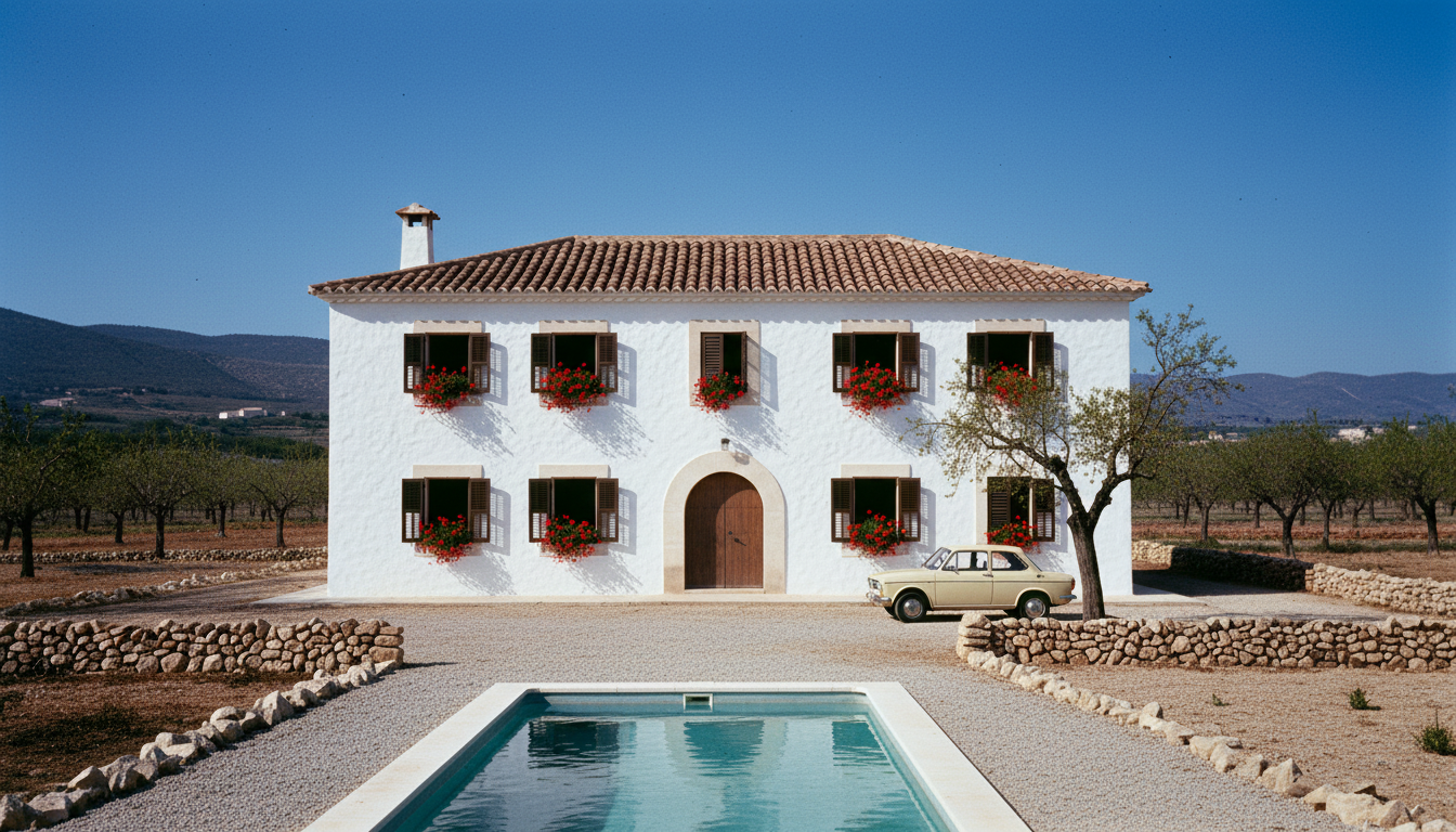 La finca en 1971