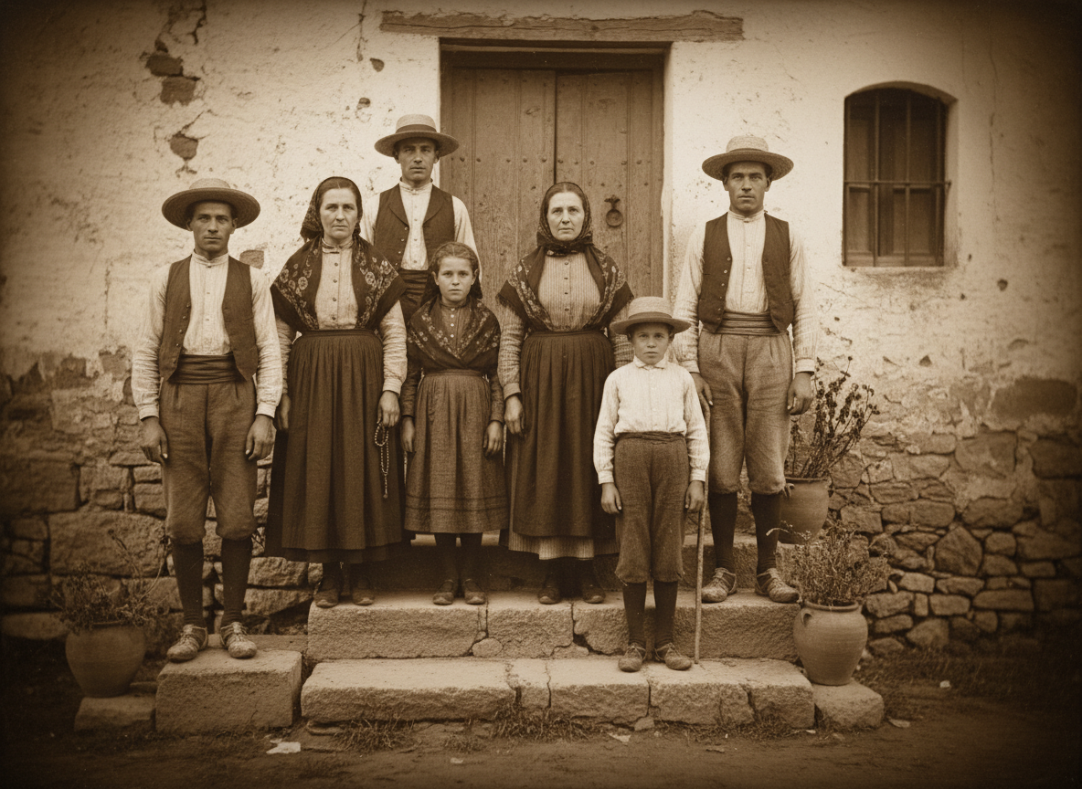 La familia en 1924