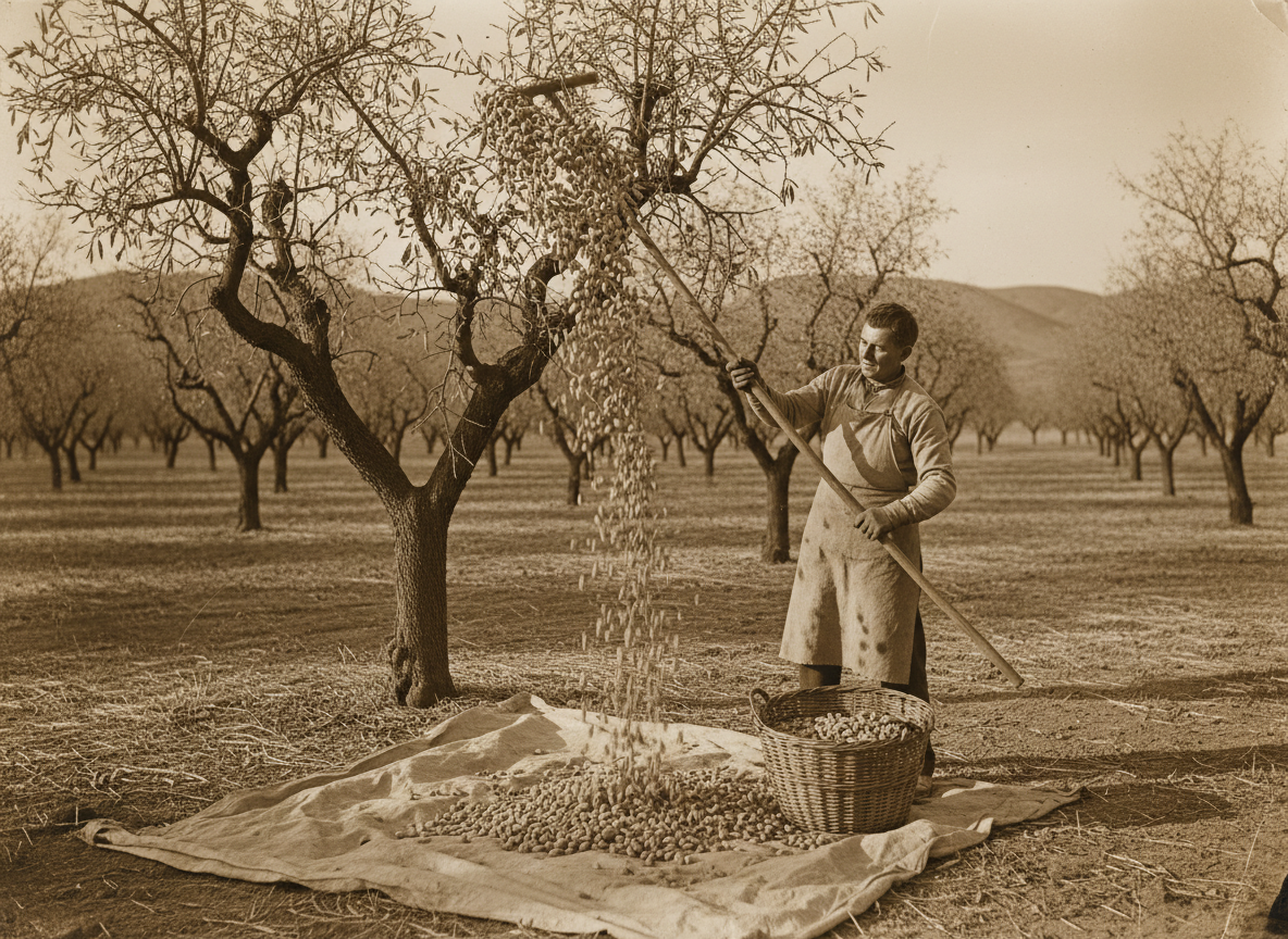 La cosecha de almendra