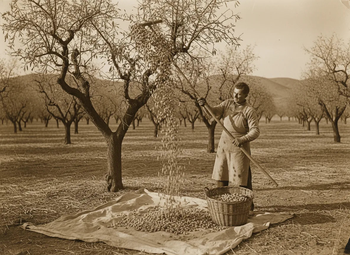 La cosecha de almendra